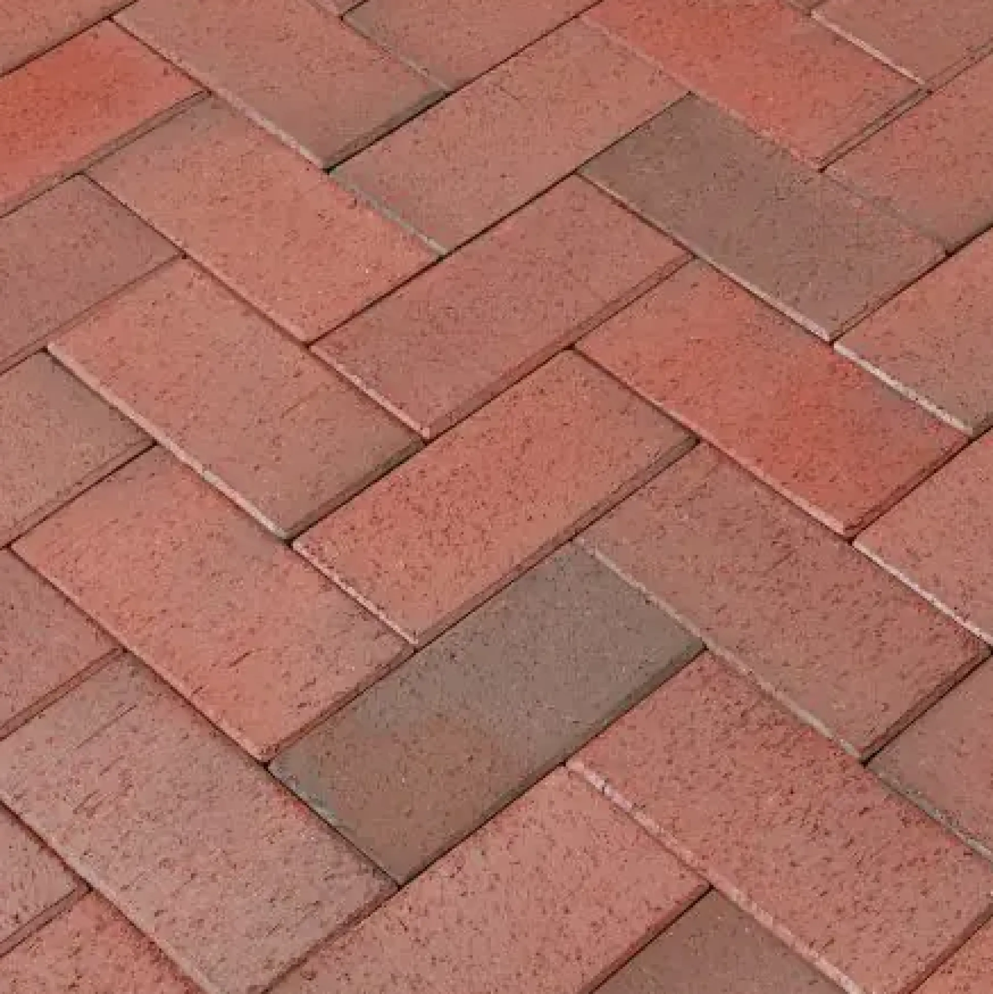 Eurostone Pflasterklinker Wismar 20 x 10 x 5,2 cm rot blau bunt