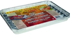 Favorit Alu-Grillpfanne eckig 5 Stück