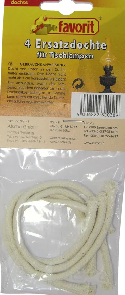 Favorit Ersatzdocht für Bambusfackel 4er Pack, rund