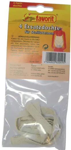 Favorit Ersatzdocht für Sturmlaterne flach 4er Pack, flach