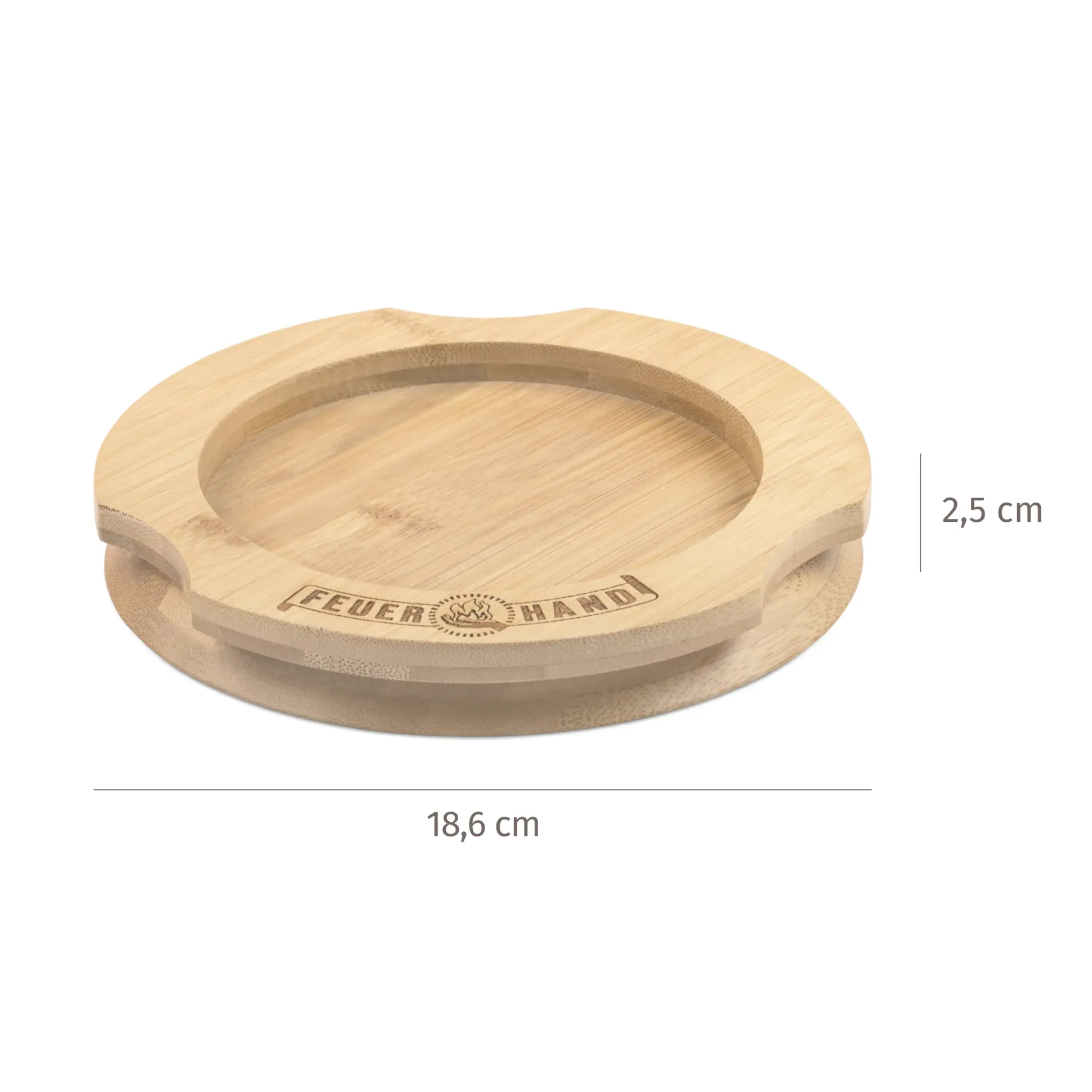 Feuerhand Laternenuntersetzer für Baby Special 276 2,5 x 18,6 x 18,6 cm