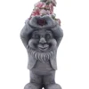 Figur Blumen Zwerg H57cm Polyresin 57 x 21,5 x 20,5 cm bunt