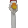 Figur Gänsekopf Wichtel Polyresin 41,5 x 9 x 15,5 cm weiß