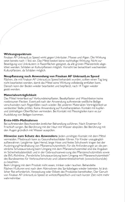Finalsan AF UnkrautLos Speed 1 L