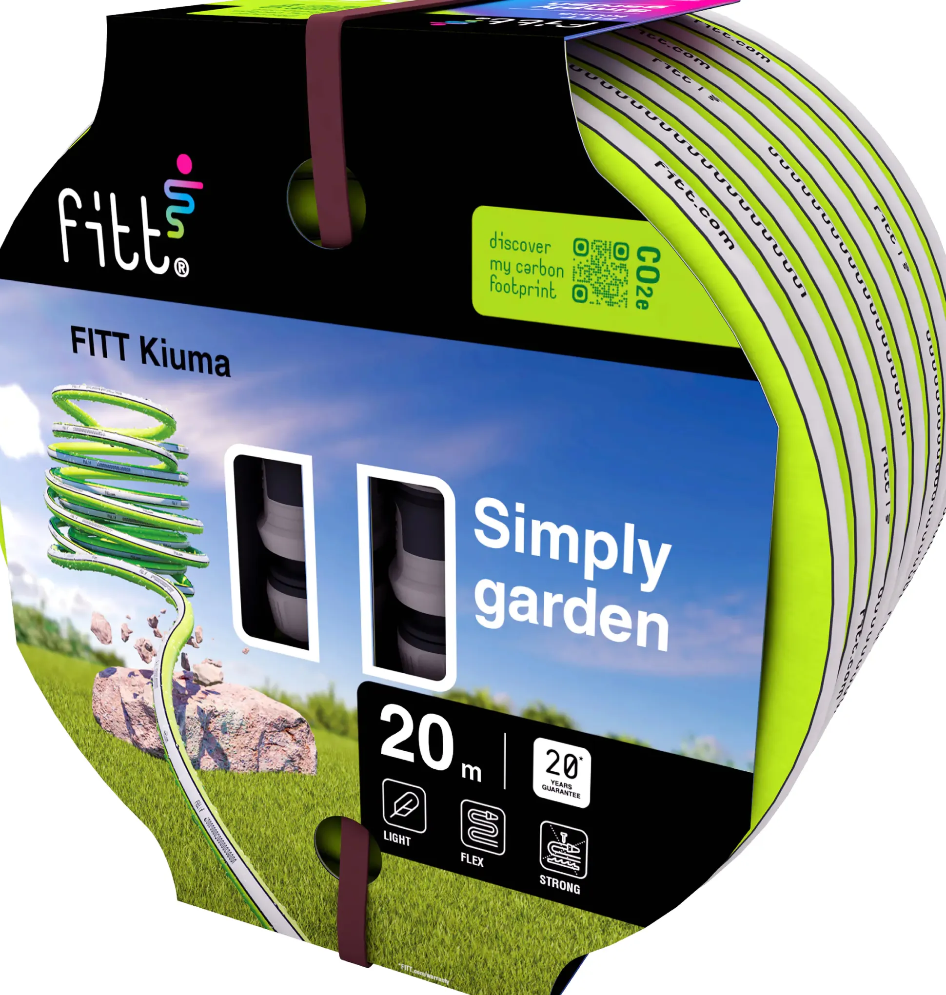 Fitt Gartenschlauch Kiuma Lime 20 m Ø 13 mm (1/2")