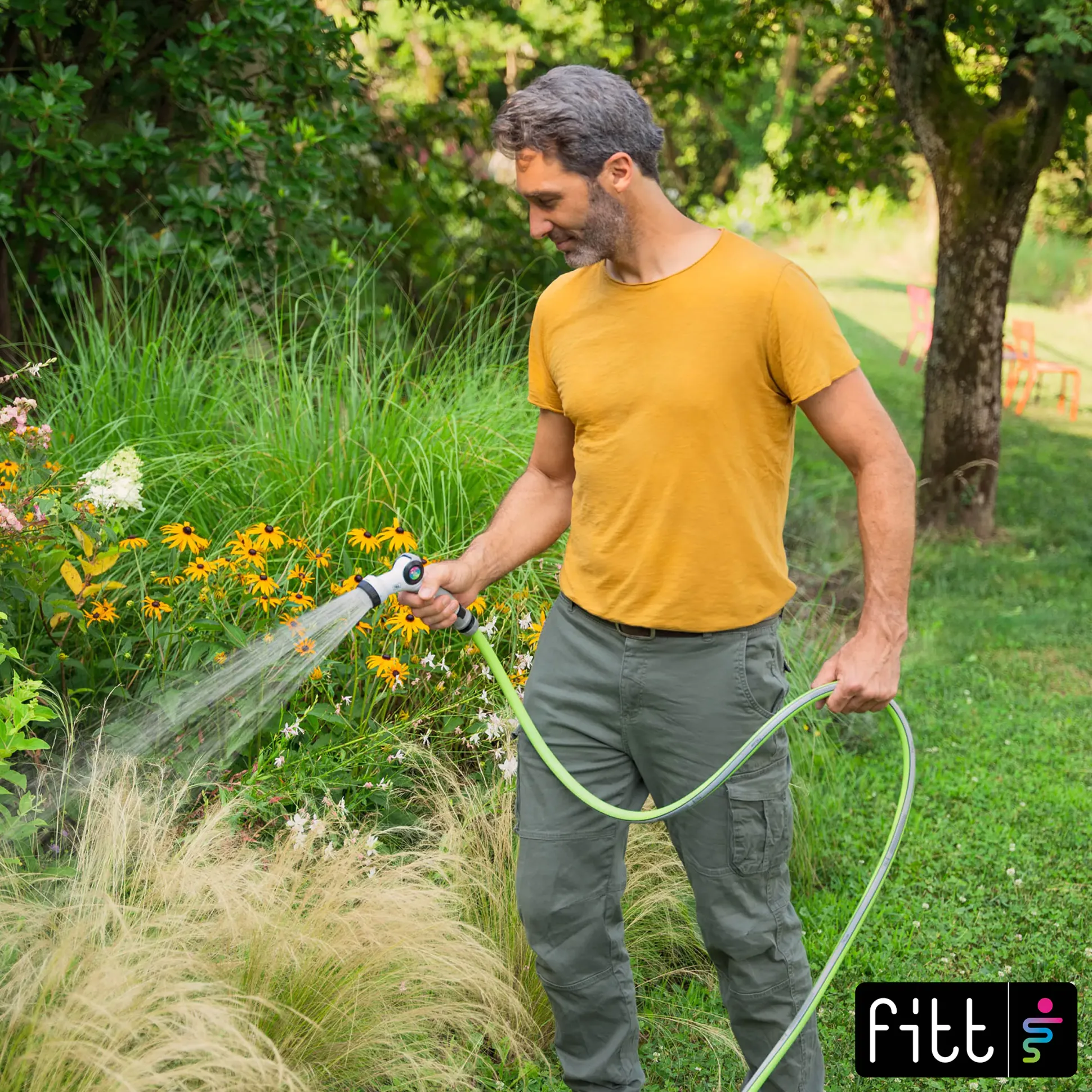 Fitt Gartenschlauch Kiuma Lime 15 m Ø 13 mm (1/2")