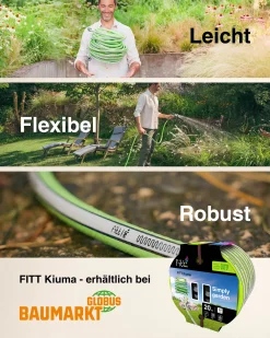 Fitt Gartenschlauch Kiuma Lime 15 m Ø 13 mm (1/2