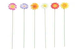 Flamingo Gartenstecker Daisy Metall 10 x 58 cm mehrfarbig