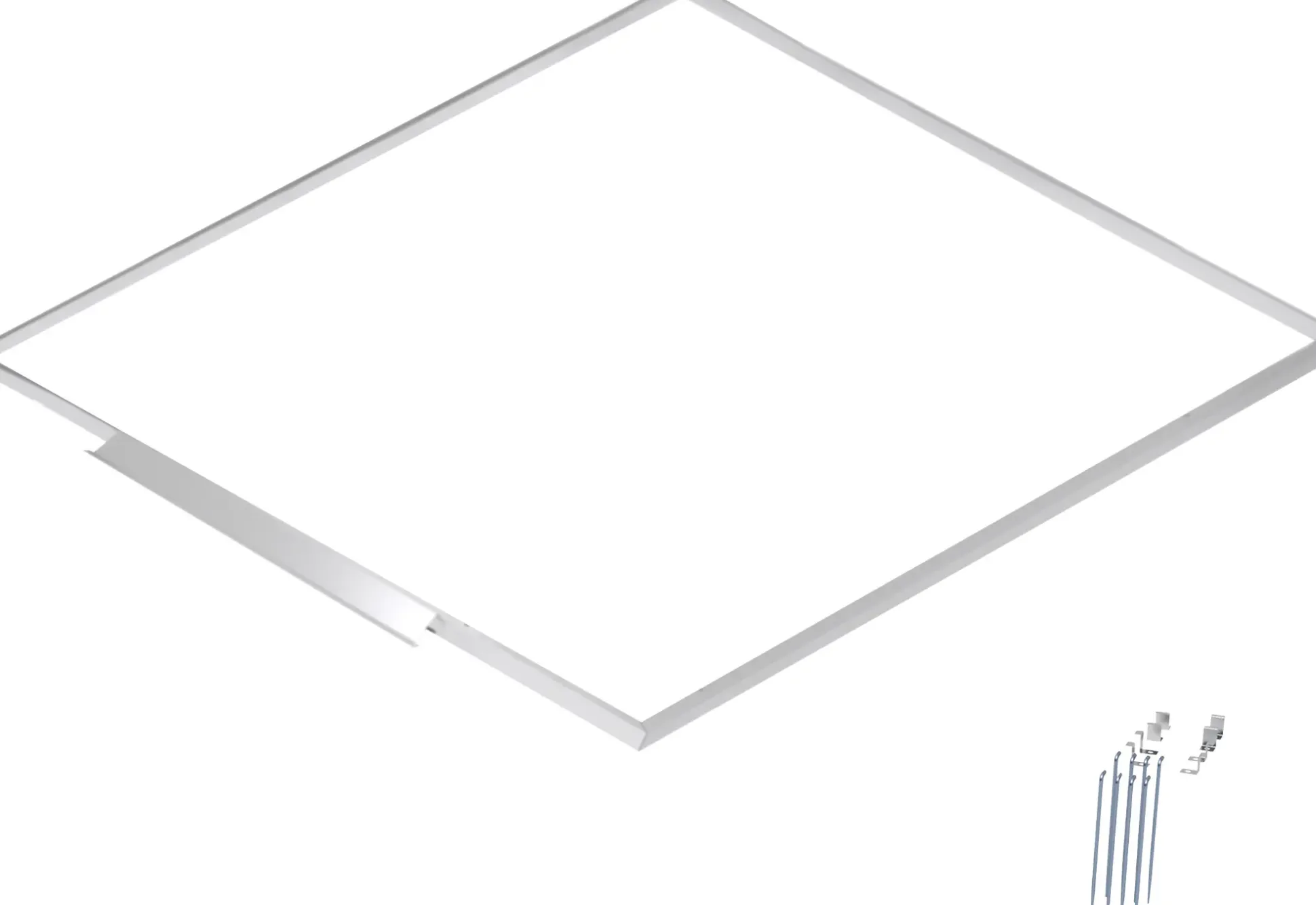 Floraworld Aluminium Bodenrahmen für Premium-Pultdach-Haus 270 × 251 x 4 cm