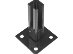 Floraworld Bodenplatte Zaunpfosten 10 x 10 cm anthrazit