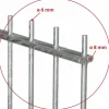 Floraworld Doppelstabmatten-Zaun Premium 251 x 203 cm feuerverzinkt 8/6/8
