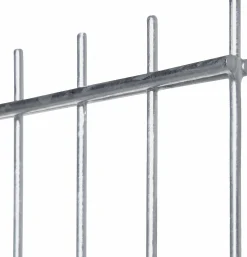 Floraworld Doppelstabmatten-Zaun Premium 251 x 183 cm feuerverzinkt 6/5/6