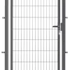 Floraworld Gartentor Comfort inkl. 2 Pfosten 100 x 200 cm anthrazit