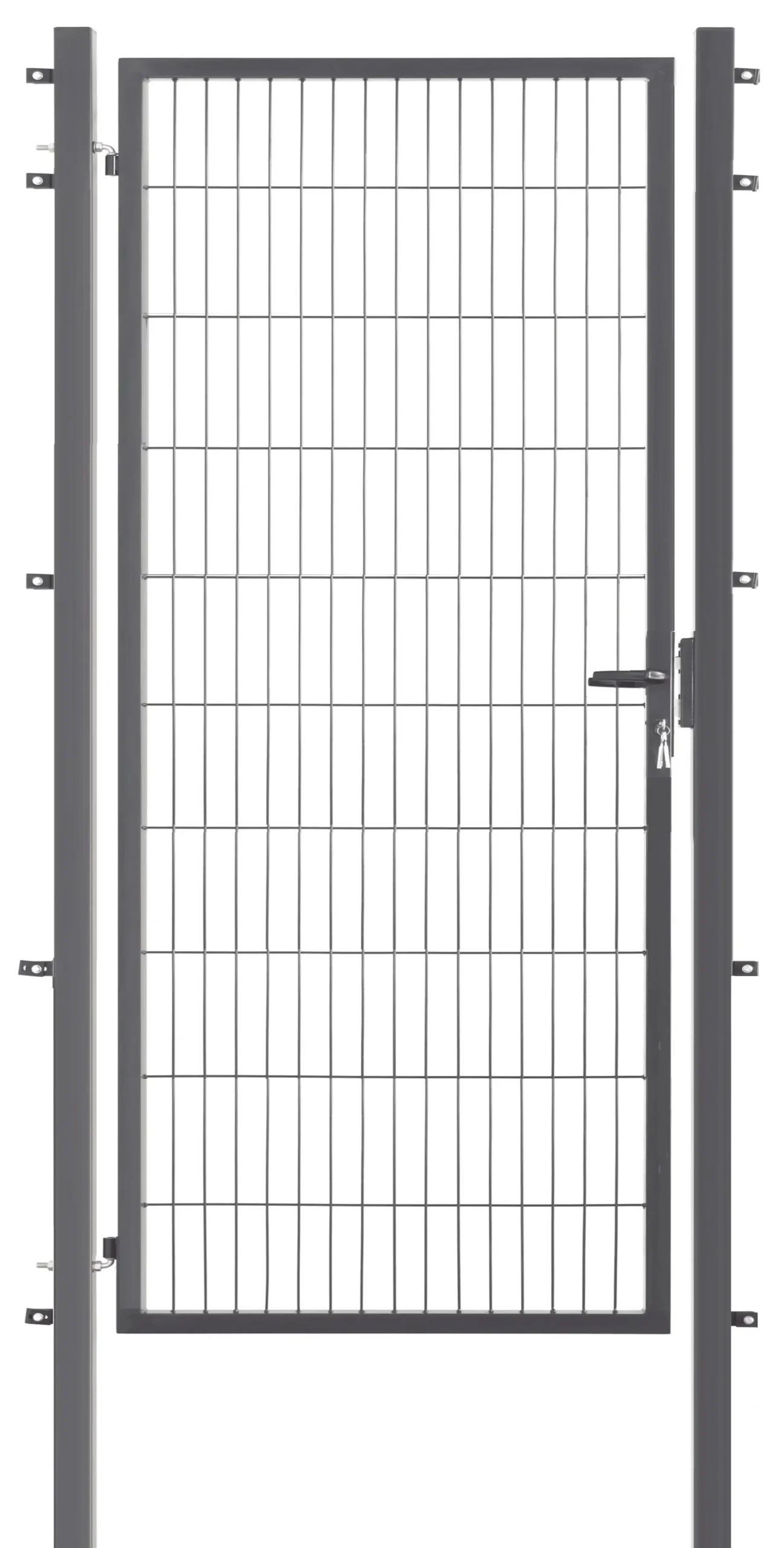 Floraworld Gartentor Comfort inkl. 2 Pfosten 100 x 200 cm anthrazit