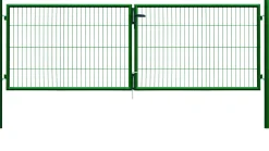 Floraworld Gartentor doppelflügelig Classic 300 x 100 cm moosgrün
