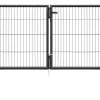 Floraworld Gartentor doppelflügelig Classic 300 x 100 cm anthrazit