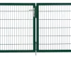 Floraworld Gartentor doppelflügelig Premium 300 x 120 cm moosgrün