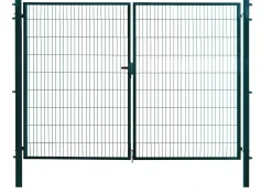 Floraworld Gartentor doppelflügelig Comfort 300 x 180 cm moosgrün