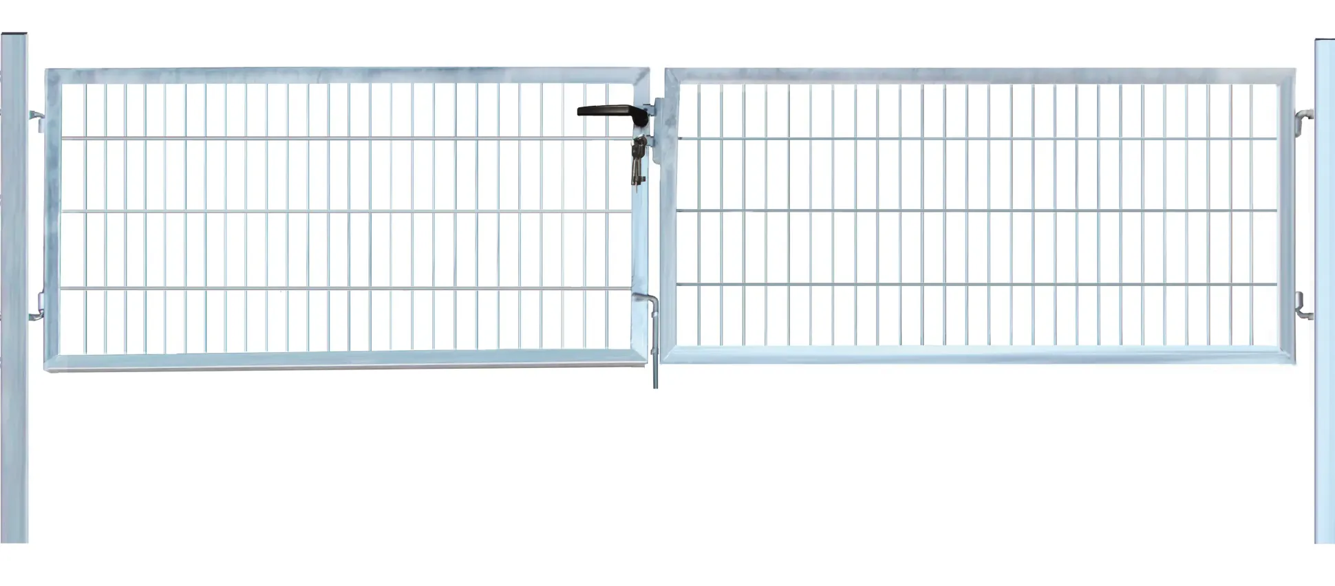 Floraworld Gartentor doppelflügelig Comfort 300 x 80 cm feuerverzinkt