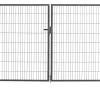 Floraworld Gartentor doppelflügelig Comfort 300 x 160 cm anthrazit