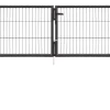 Floraworld Gartentor doppelflügelig Classic 300 x 75 cm anthrazit