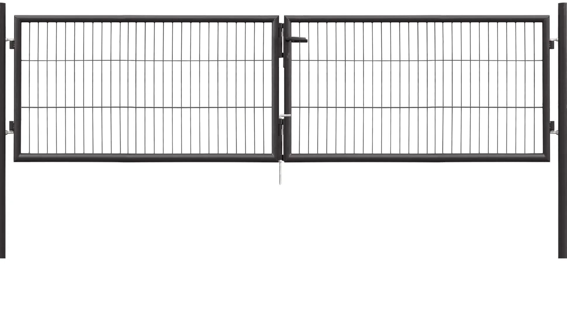 Floraworld Gartentor doppelflügelig Classic 300 x 75 cm anthrazit