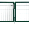 Floraworld Gartentor doppelflügelig Premium 300 x 100 cm moosgrün