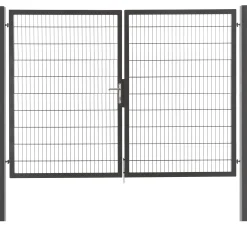 Floraworld Gartentor doppelflügelig Premium 300 x 200 cm anthrazit