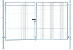 Floraworld Gartentor doppelflügelig Comfort 300 x 200 cm feuerverzinkt