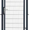 Floraworld Gartentor Premium inkl. 2 Pfosten 100 x 180 cm anthrazit
