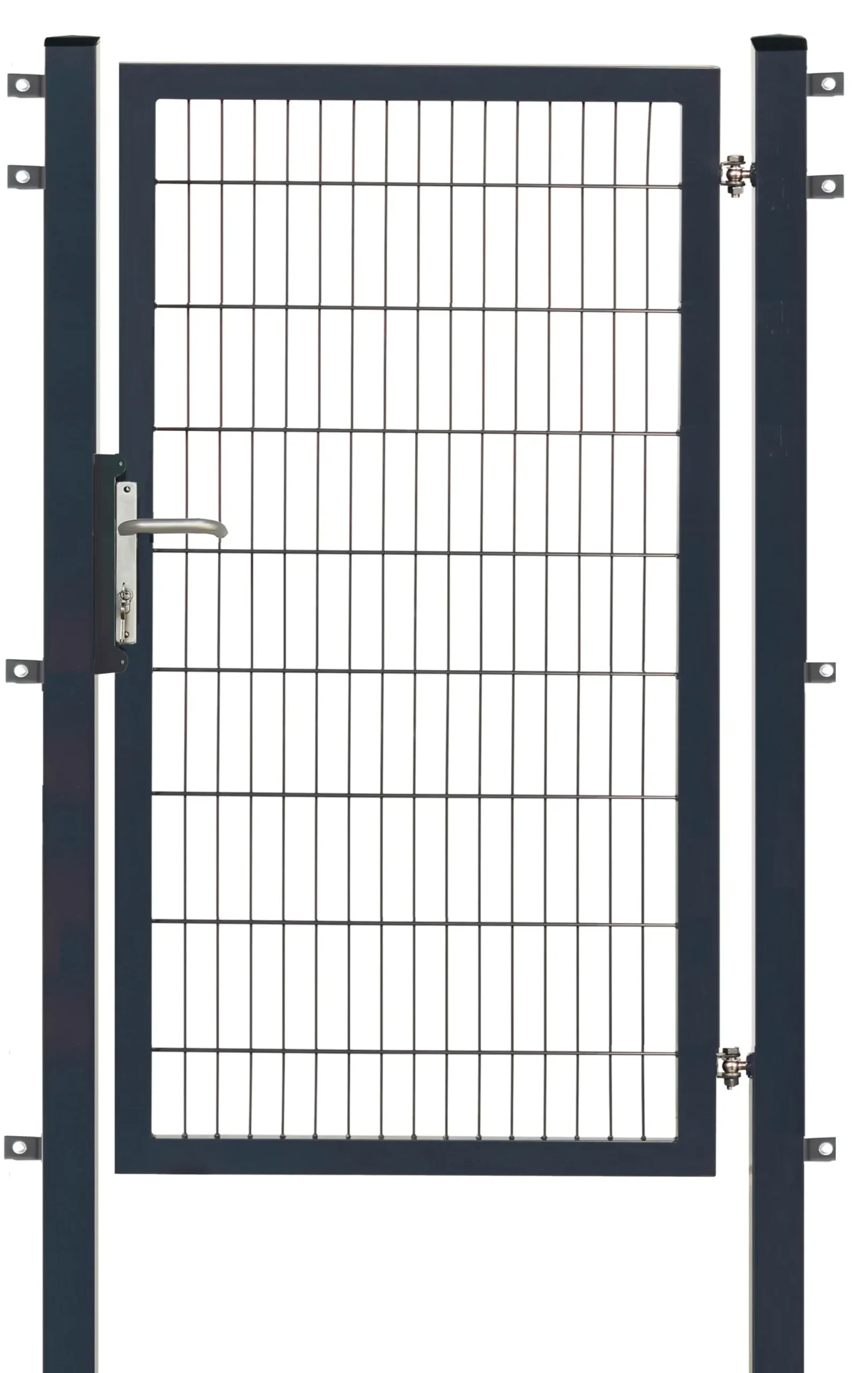 Floraworld Gartentor Premium inkl. 2 Pfosten 100 x 180 cm anthrazit