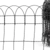 Floraworld Knotengeflecht-Zaun 10 m x 65 cm anthrazit