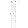 Floraworld Lochblech 2in1 für Gerätehaus verzinkt 177 cm