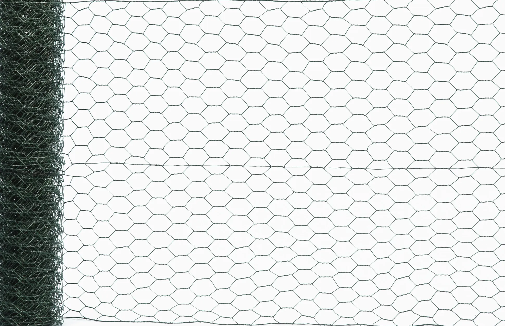 Floraworld Maschendraht-Zaun 25 x 1 m 25 mm Maschenweite moosgrün