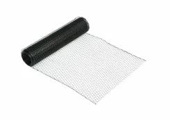 Floraworld Maschendraht-Zaun 10 m x 50 cm 13 mm Maschenweite anthrazit