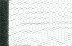 Floraworld Maschendraht-Zaun 25 m x 50 cm 25 mm Maschenweite moosgrün