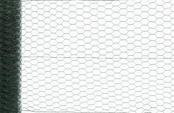 Floraworld Maschendraht-Zaun 2,5 m x 50 cm 13 mm Maschenweite moosgrün