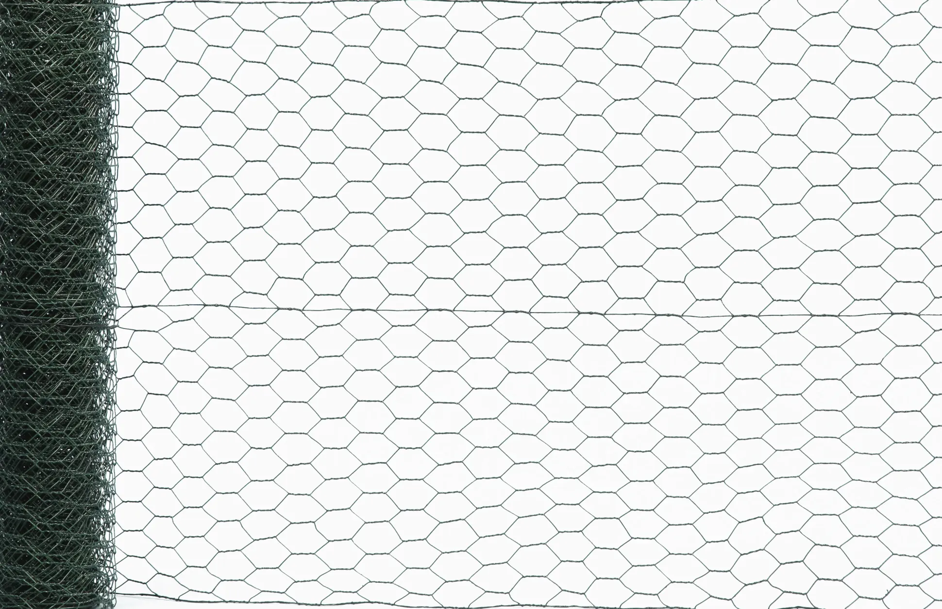 Floraworld Maschendraht-Zaun 2,5 m x 50 cm 13 mm Maschenweite moosgrün