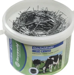 Floraworld Stacheldraht 25 x 1,7 mm verzinkt
