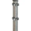 Floraworld Zauneckpfosten Comfort 180 x 6 x 4 cm feuerverzinkt