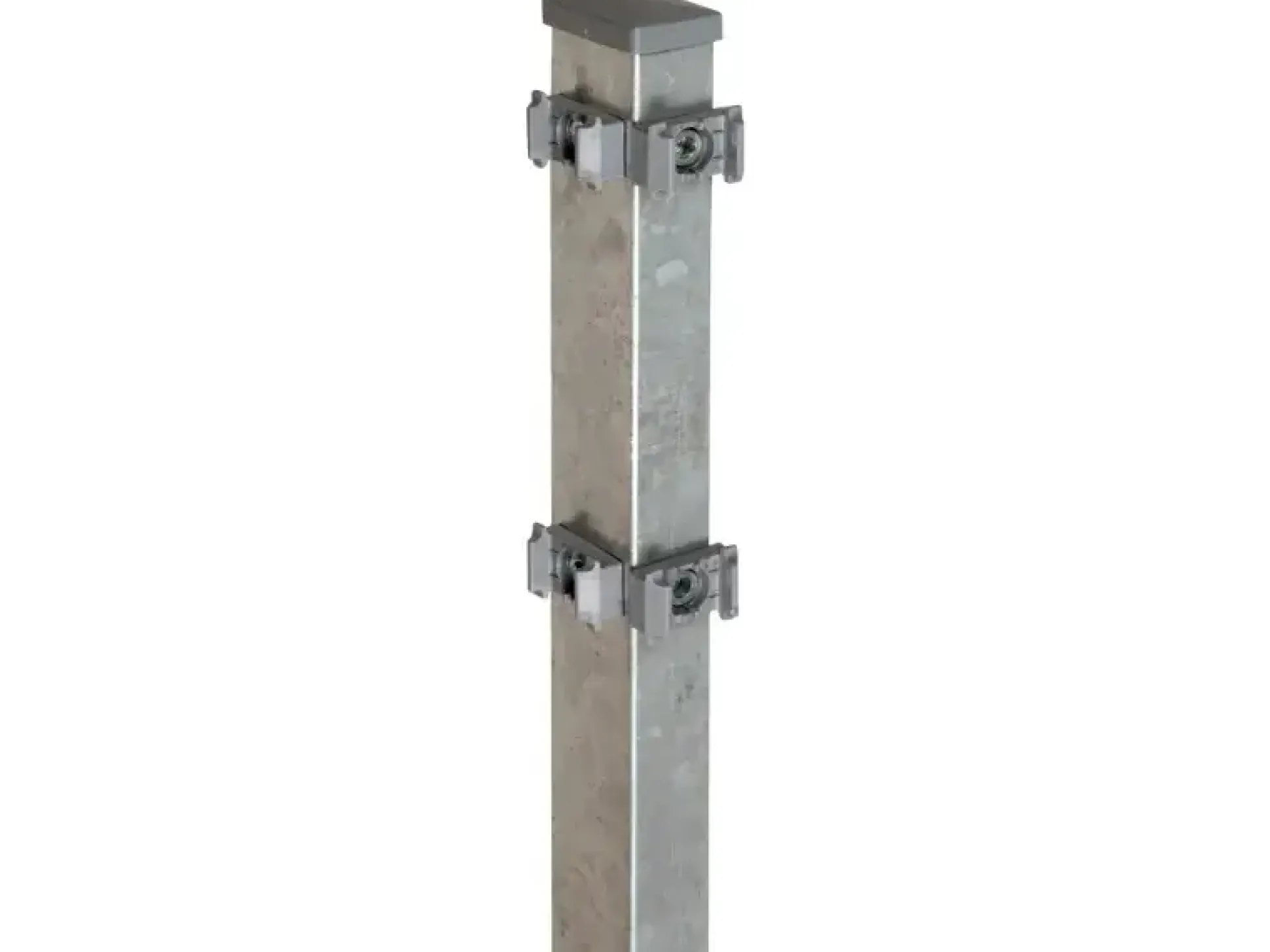 Floraworld Zauneckpfosten Comfort 180 x 6 x 4 cm feuerverzinkt