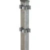 Floraworld Zauneckpfosten Comfort 160 x 6 x 4 cm feuerverzinkt
