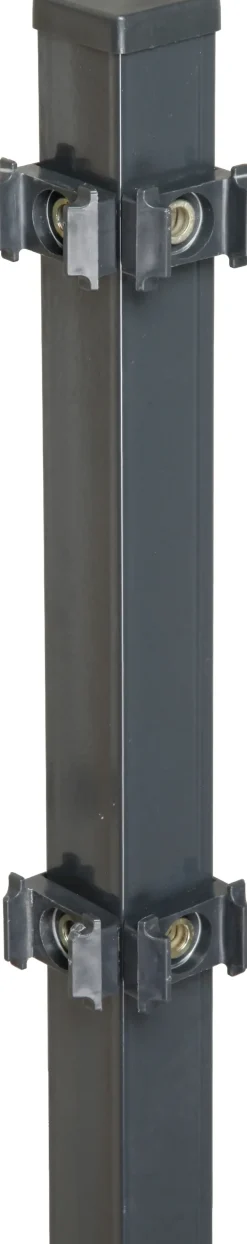 Floraworld Zauneckpfosten Classic 125 x 4 x 4 cm anthrazit