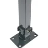 Floraworld Zauneckpfosten 109,3 x 6 x 4 cm anthrazit