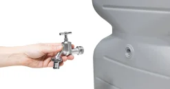 Garantia Gartentank Cubus, 340 l, betongrau