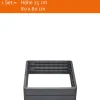 Garantia Hochbeet Ergo Quadro L 80 x 80 x 25 cm (L x B x H)
