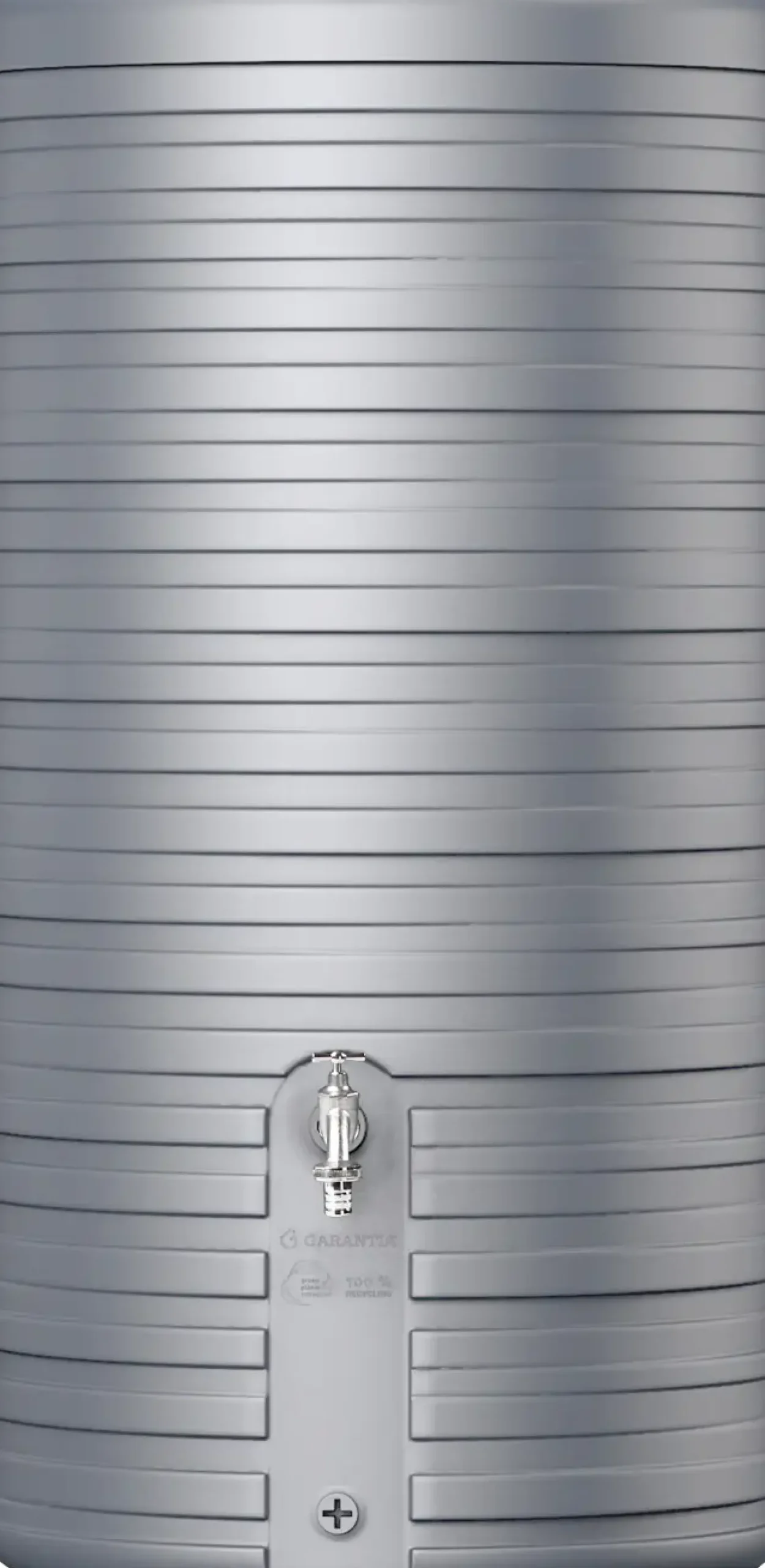 Garantia Regenspeicher Nordic 2in1 300 L steingrau mit Pflanzschale
