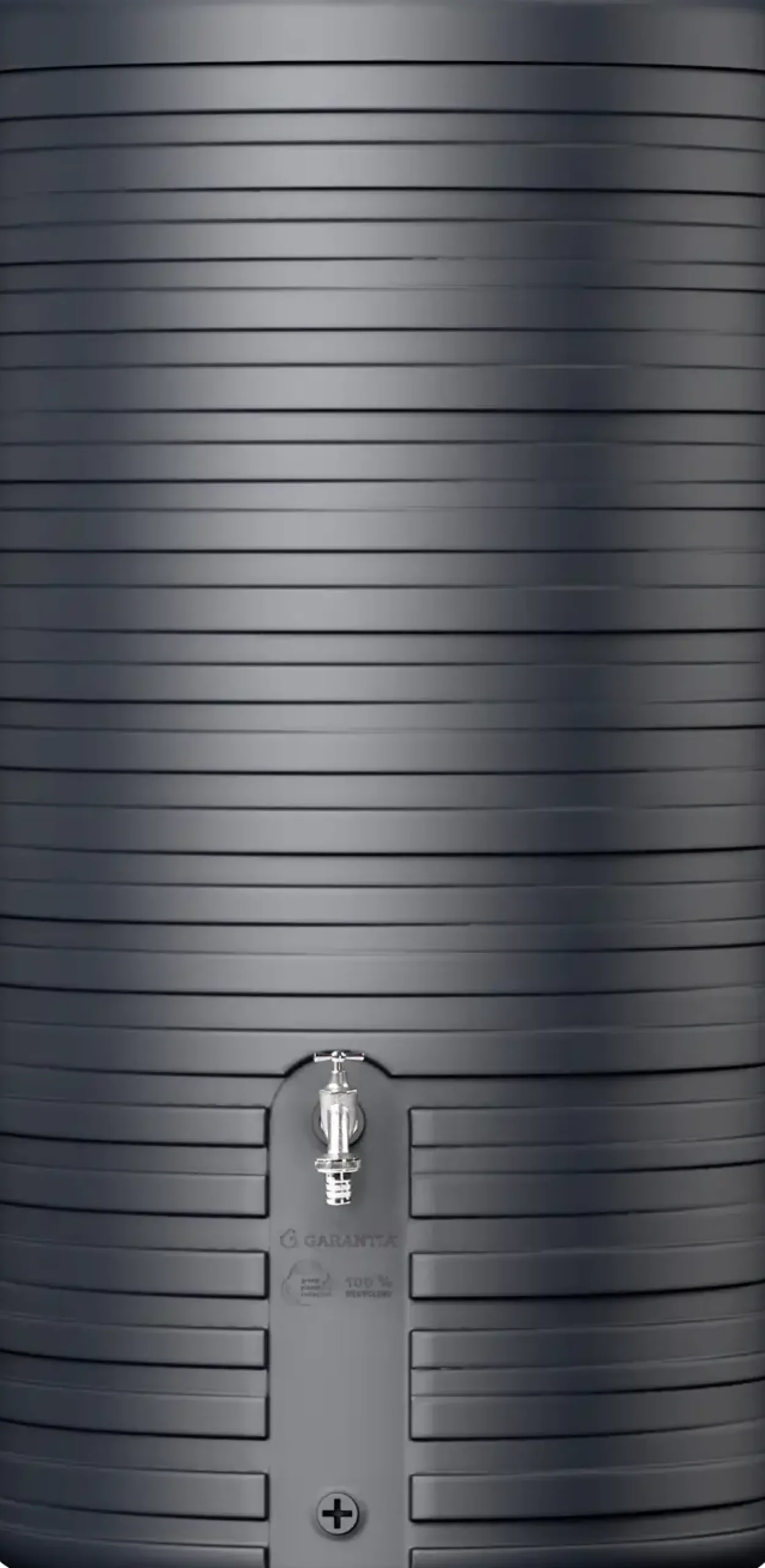 Garantia Regenspeicher Nordic 2in1 300 L graphite grey mit Pflanzschale