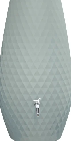 Garantia Regentonne Triagon 2in1 oval inkl. Pflanzschale 230 L agave