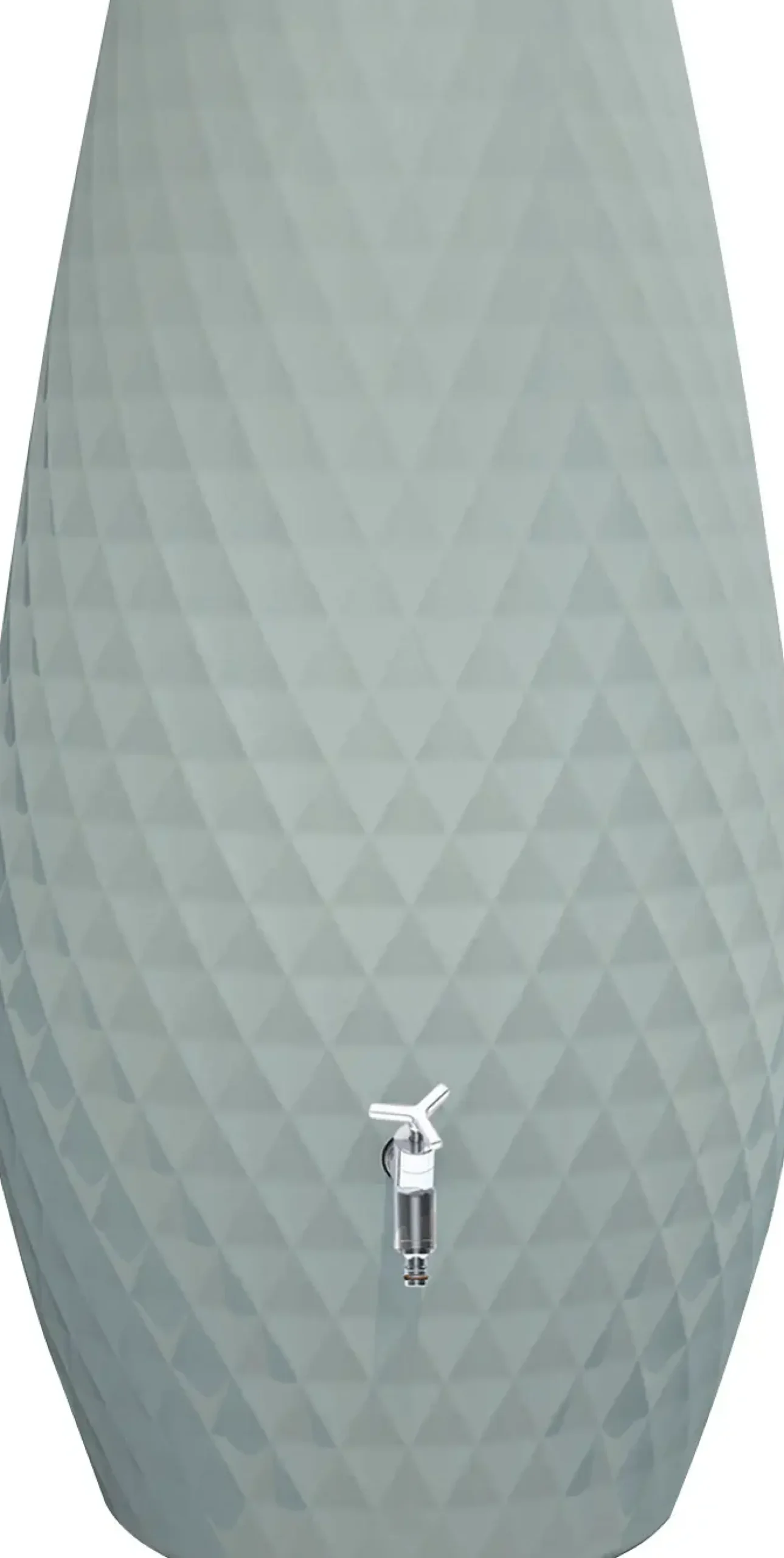 Garantia Regentonne Triagon 2in1 oval inkl. Pflanzschale 230 L agave